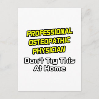 Carte Postale Médecin Ostéopathique Professionnel .. Plaisanteri