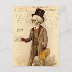 Carte Postale Médecin squelettique