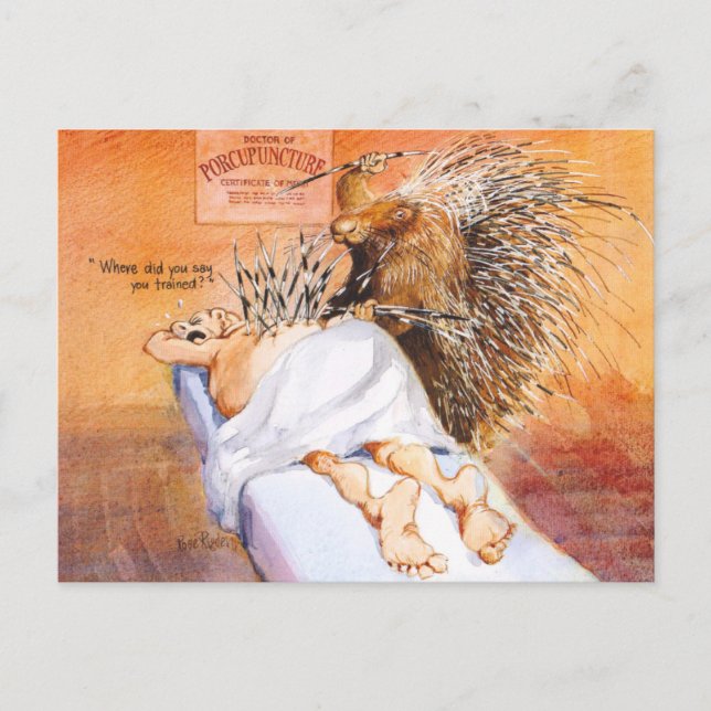 Carte Postale Médecine expérimentale (Devant)