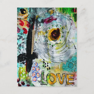 Carte Postale Médias mixtes