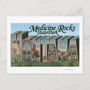Carte Postale Medicine Rocks State Park, Montana