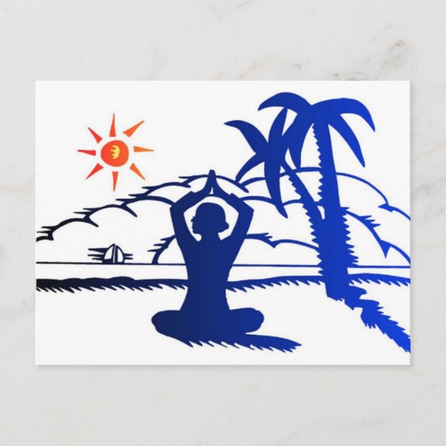 Carte postale - Méditation (Devant)