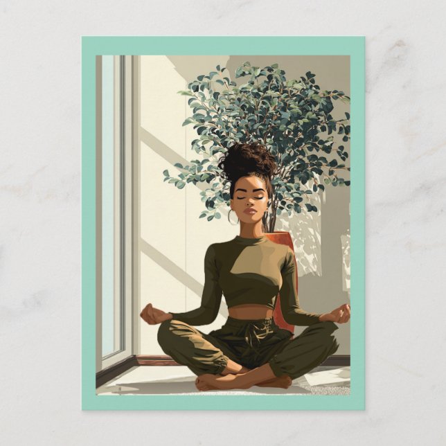 CARTE POSTALE MÉDITATION #3 (Devant)