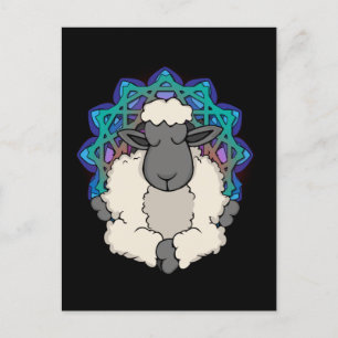 Carte Postale Méditation de Sheep Lover