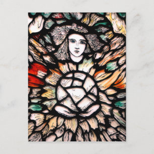 Carte Postale Méditation en couleurs