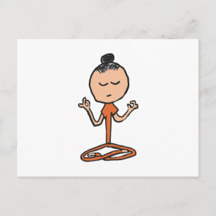 Carte Postale Méditer bouddhiste