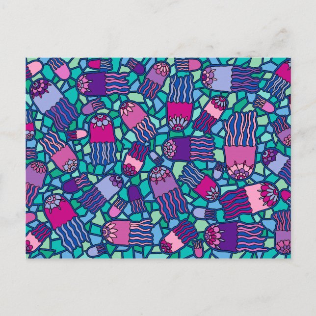 Carte Postale Méduse (Devant)