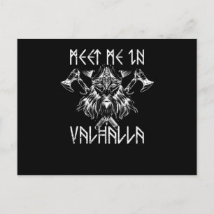 Carte Postale Meet Me In Valhalla Nordic