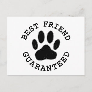 Carte Postale Meilleur Ami Garanti De Chien En Perte