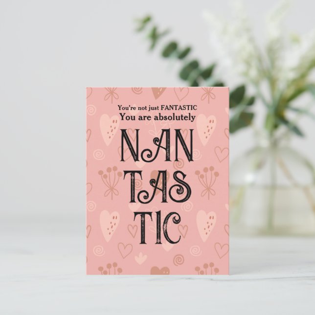 Carte Postale Meilleur anniversaire de Nan  (Debout devant)