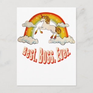 Carte Postale Meilleur Boss jamais