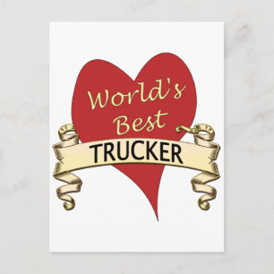 Carte Postale Meilleur camion au monde