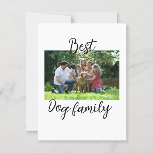 Carte Postale Meilleur chien famille maman papa animal ami anima