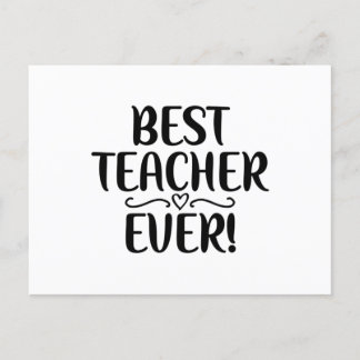 Carte Postale Meilleur enseignant jamais