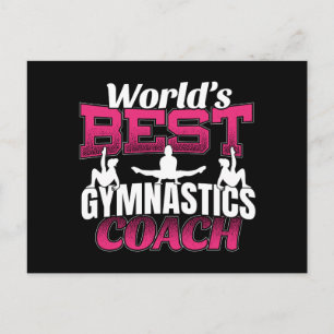 Carte Postale Meilleur entraîneur de gymnastique féminine au mon