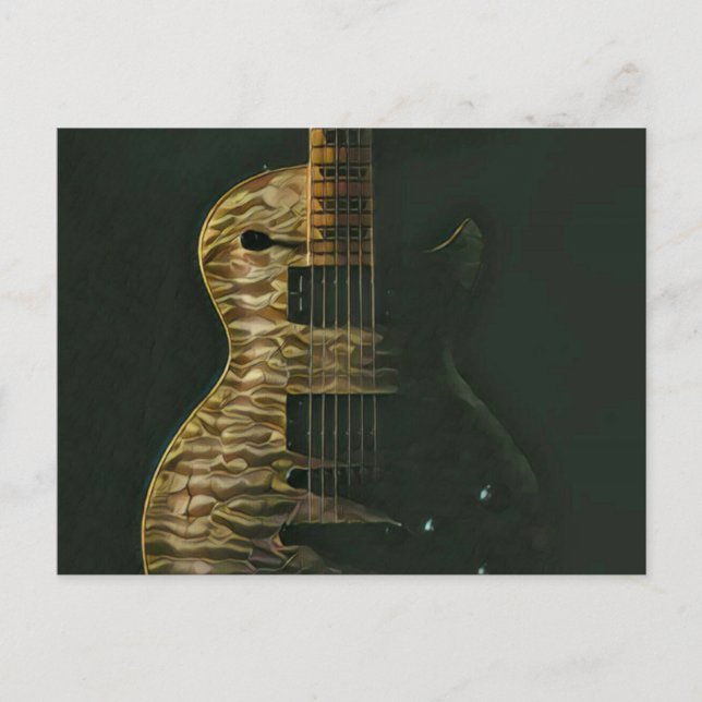 Carte Postale Meilleur guitariste de tous les temps (Devant)