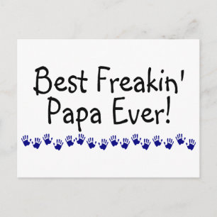 Carte Postale Meilleur Papa Freakin jamais