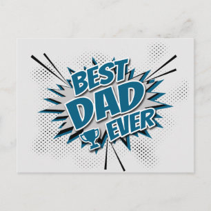 Carte Postale Meilleur papa jamais