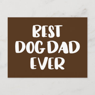 Carte Postale Meilleur père de chien jamais