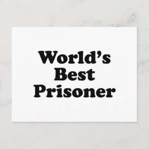Carte Postale Meilleur prisonnier au monde