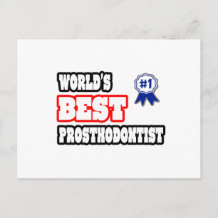 Carte Postale Meilleur prosthodontiste du monde