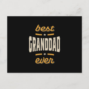 Carte Postale Meilleure Fête des pères cadeau de grand-père jama