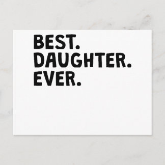 Carte Postale Meilleure fille jamais
