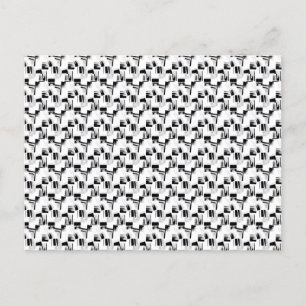 Carte Postale Meilleure langue Design Vingt-Six