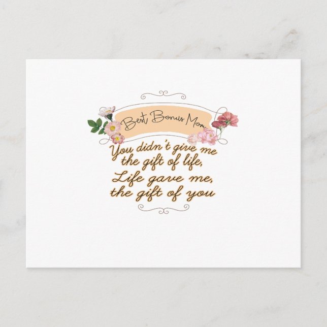 Carte Postale Meilleure Maman de Surplus (Devant)