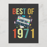 Meilleure mixtape rétro de 1971 Cadeau cassette d'