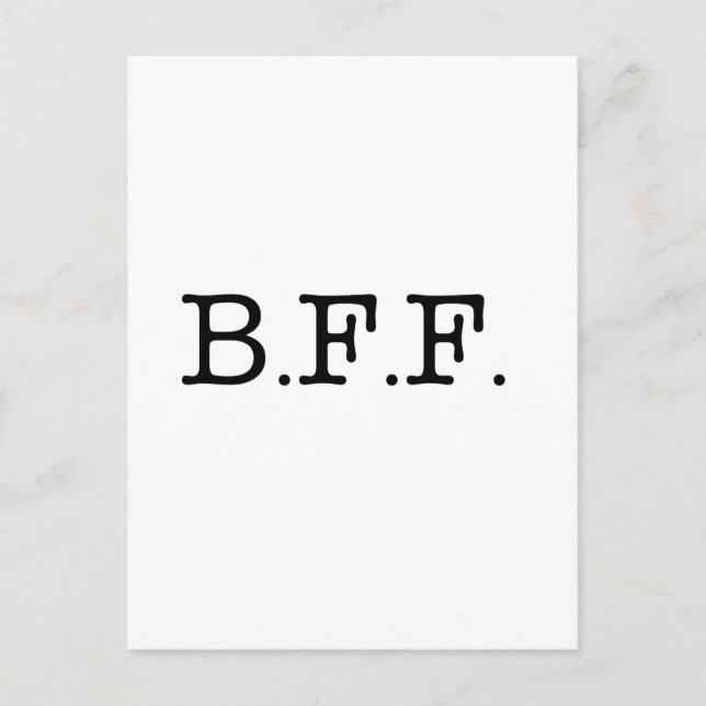 Carte Postale Meilleurs amis pour toujours (Devant)