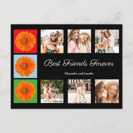 Carte Postale Meilleurs amis pour toujours personnalisation coll