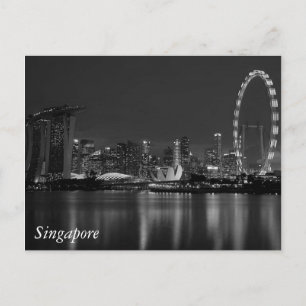 Carte Postale Meilleurs voeux à Singapour