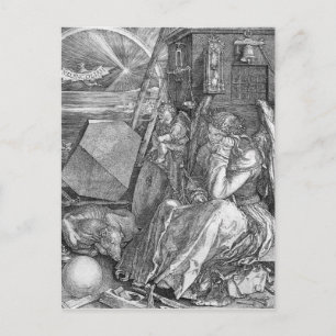 Carte Postale Melancholia par Albrecht Durer