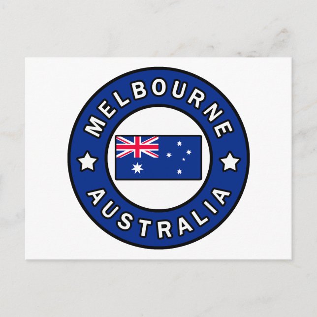 Carte Postale Melbourne Australie (Devant)