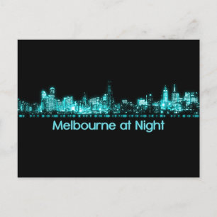 Carte Postale Melbourne Skyline
