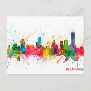 Carte Postale Melbourne Skyline