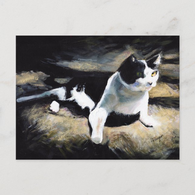 Carte Postale Melvin the Cat Fine Art (Devant)