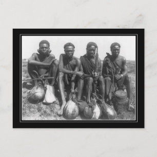 Carte Postale Membres de la tribu Kikayu.  Afrique orientale bri