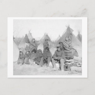 Carte Postale Membres survivants de Big Foot's Band