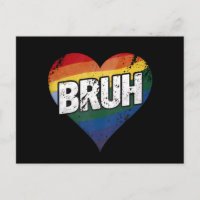 Mème drôle de Bruh salutation de frère Fierté gay