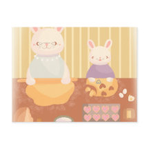 Mémé faisant des biscuits