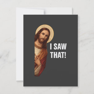 Carte Postale Mème Jésus que j'ai vu