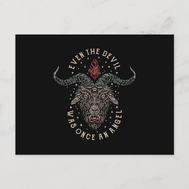 Carte Postale Même le diable était une fois un ange (Devant)