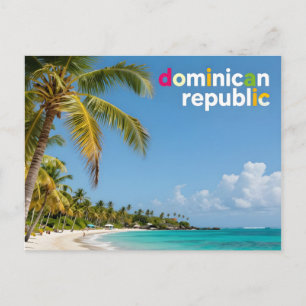 Carte Postale mémoire de la république dominicaine