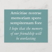 Mémoire de l'amitié - citation de Cicero