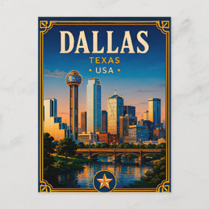 Carte Postale ⭐ Mémoire de vacances à Dallas Texas