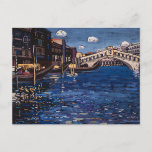 Carte Postale Mémoire de Venise, pont du Rialto, 1904 par Kandin
