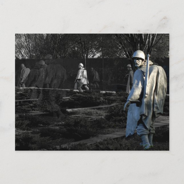 Carte postale - mémorial de guerre de la Corée (Devant)