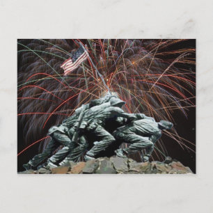 Carte Postale Mémorial de guerre des Marines américains Iwo Jima